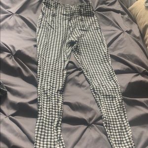 checkered pants